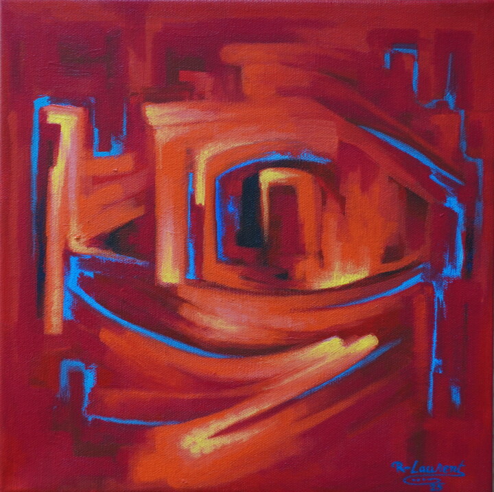 The city has eyes 20 Schilderij, 12x2 in
