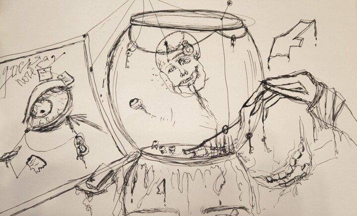 Disegno,  4,7x9,5 in 