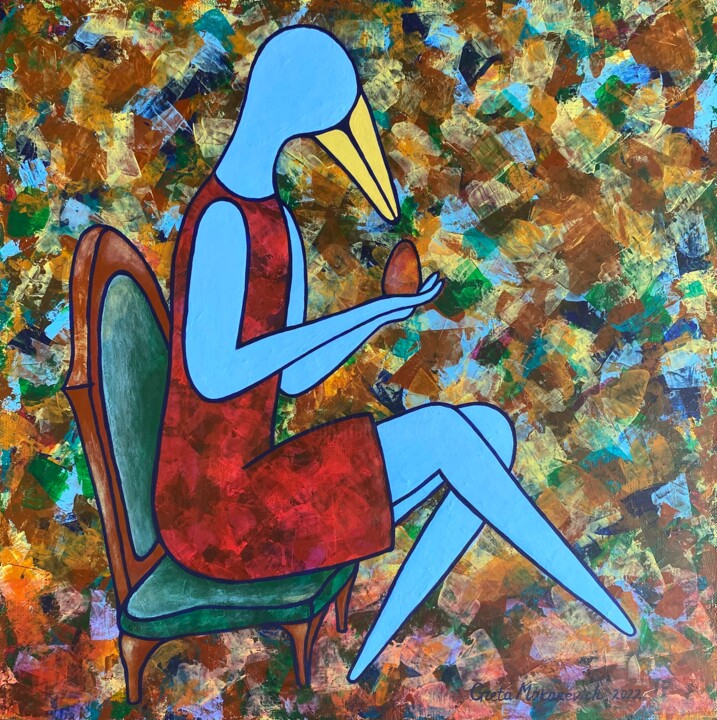 My treasure 绘画, 15.8x15.8 in