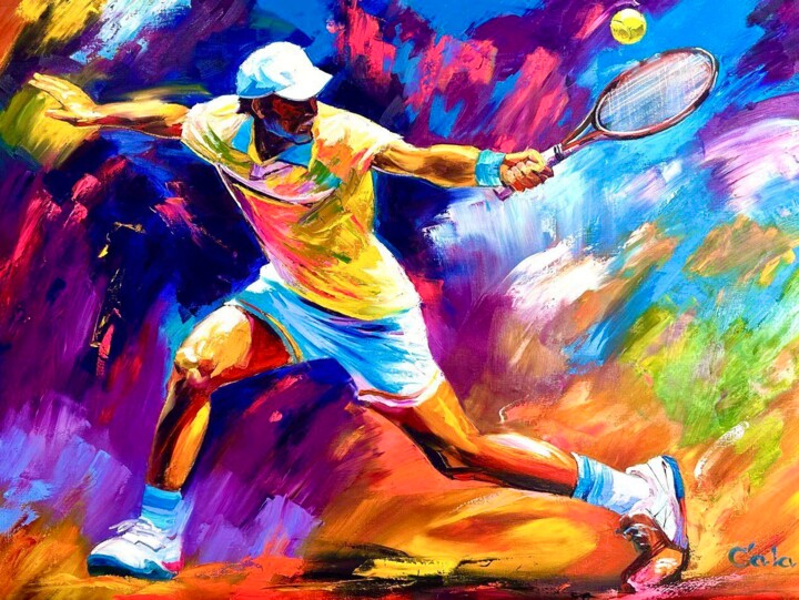 Sport. Energy. 绘画, 39.4x51.2 in