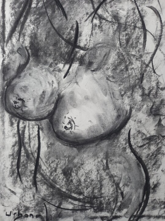 La vie sur la terre 图画, 16.1x11.8 in