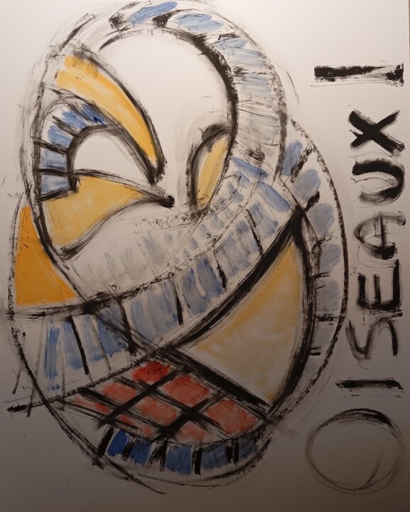 oiseaux 1 绘画, 25.6x20.1 in