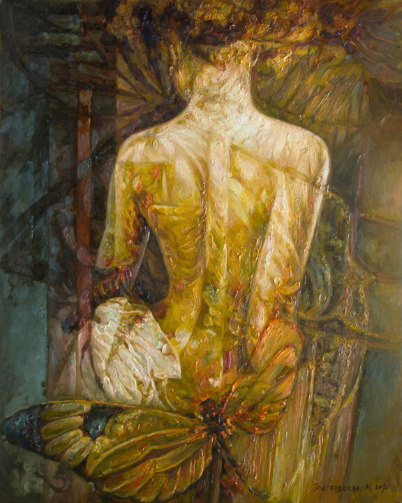 Butterfly №5 绘画, 39.4x31.5 in