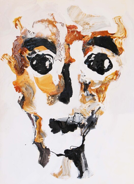 Painting titled "Seré payaso - I w…" by Albert Cruells, Original Artwork, Acrylic