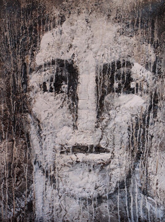 Painting titled "No te olvido - I…" by Albert Cruells, Original Artwork, Acrylic