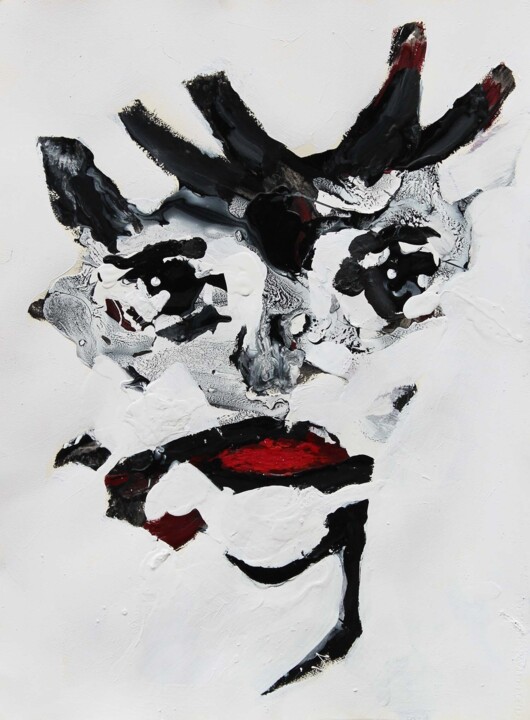 Painting titled "La fuente del grill…" by Albert Cruells, Original Artwork, Acrylic