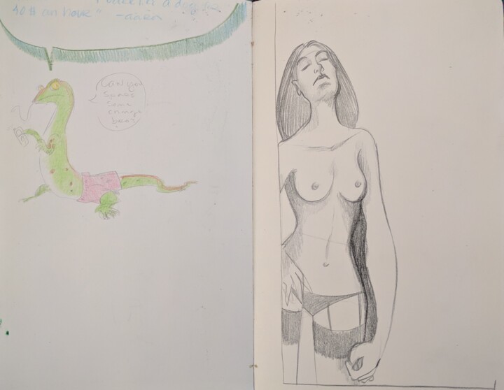 Sketchbook #1 pg23 图画, 6x8 in