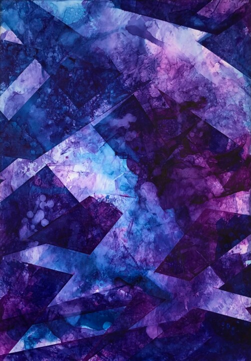Geometric spaces 9 Schilderij, 11,8x7,9 in