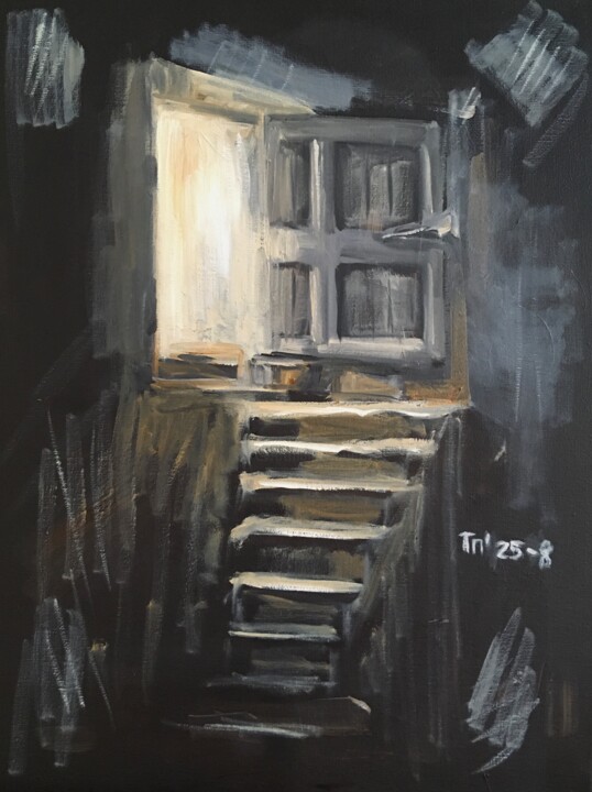 Sun Shine 25-8 Painting, 15.8x11.8 in