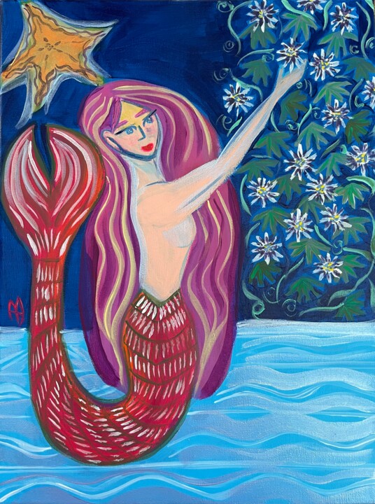 Les passiflores 绘画, 15.8x11.8 in