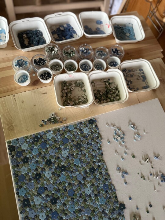 Etapes de réalisation de l'œuvre
