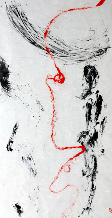 Silhouette et fil rouge 印花与版画, 36.2x16.9 in