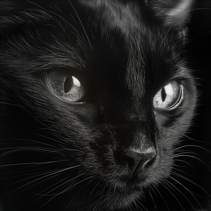 Black cat 4 数字艺术