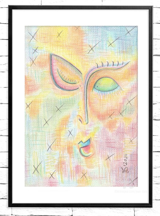 图画,  11.7x8.3 in 