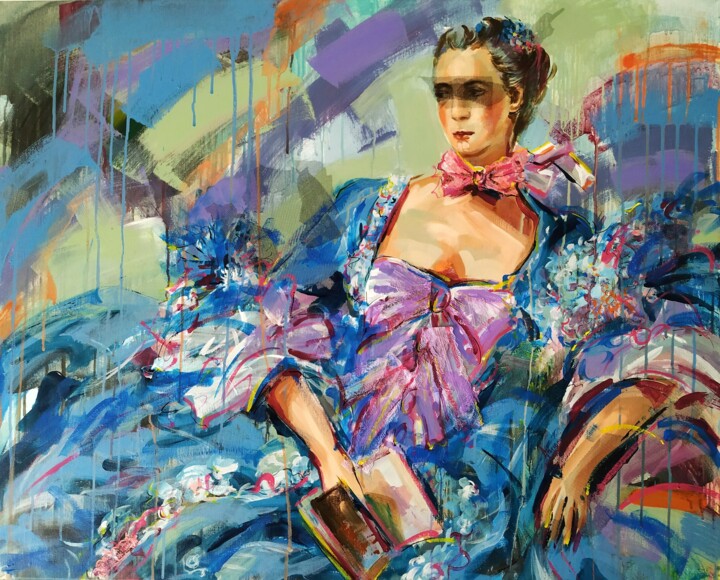 End Of Evening 绘画, 31.5x39.4 in