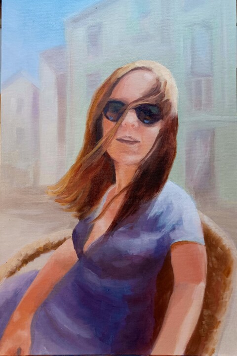 Portrait 绘画, 16.1x10.6 in