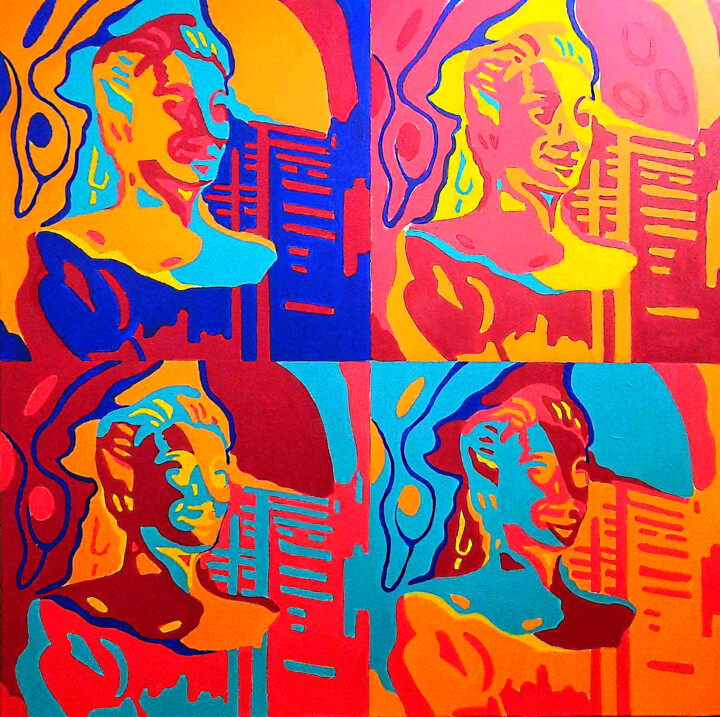 绘画,  19.7x19.7 in 