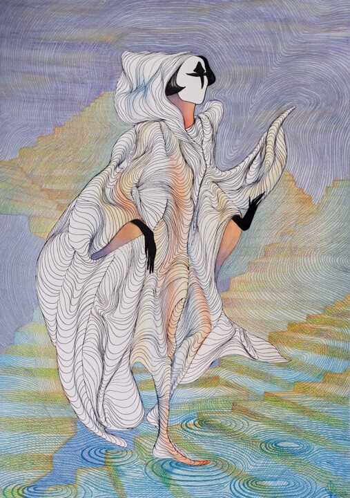 THE FLOODED ASCENT 图画, 26.4x18.5 in