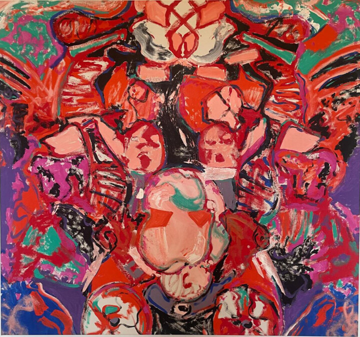 Birth 绘画, 51.2x55.1 in