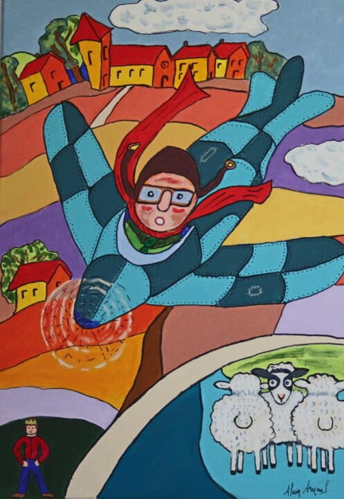 Aventure dans les airs Картина, 27,6x19,7 in