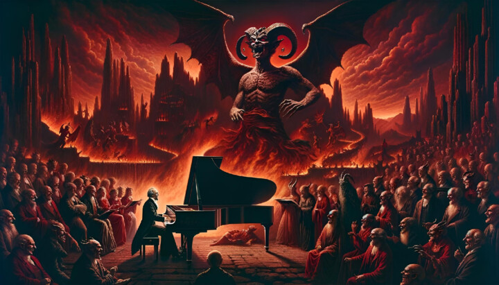 Infernal Symphony - Liszt's Mephisto Waltz Imagined 数字艺术