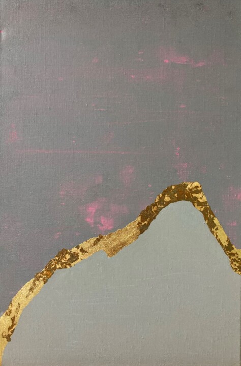 Painting titled "Modern Abstract Mou…" by Uliana Salagina (Uliana Sal), Original Artwork, Acrylic Mounted on Wood Stretcher…