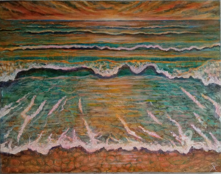 Закат Schilderij, 27,6x35,4 in