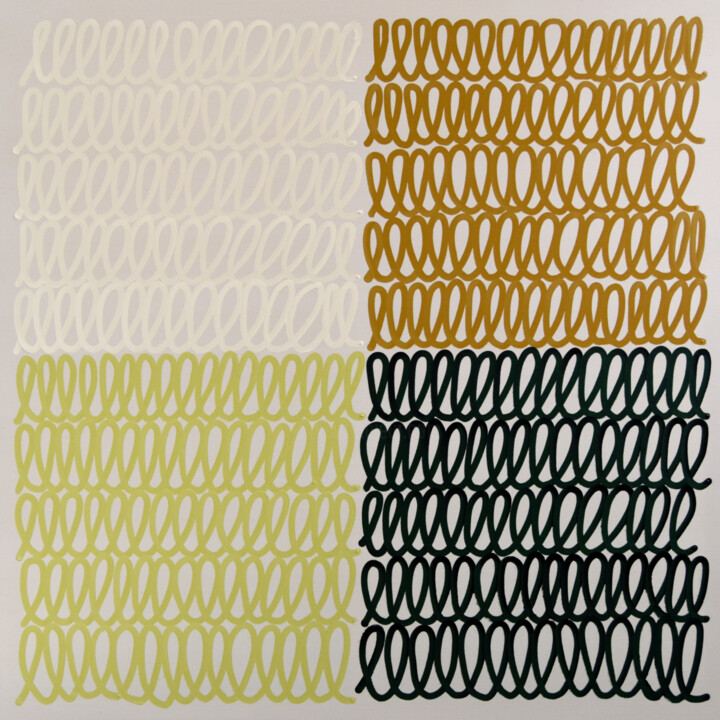 It is written in the landscape! 绘画, 47.2x47.2 in
