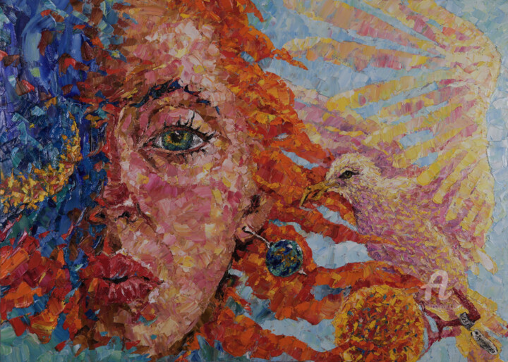Universe Peinture, 31,5x43,3 in