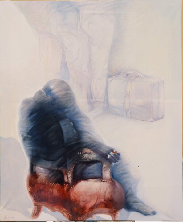 Il viaggio 绘画, 47.2x39.4 in