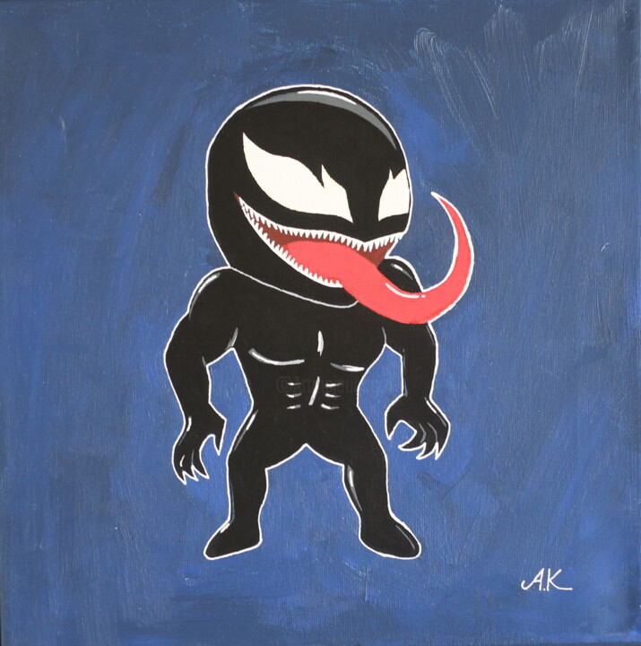 Baby Venom 绘画, 11.8x11.8 in