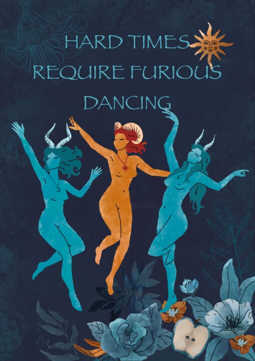 Wild dancing: Digital painting 数字艺术