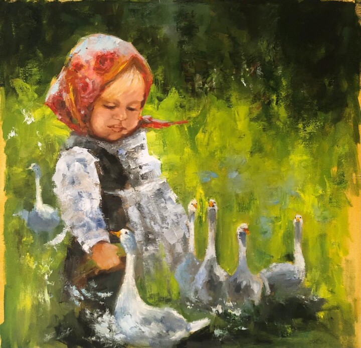 Угощение Schilderij, 15,8x15,8 in