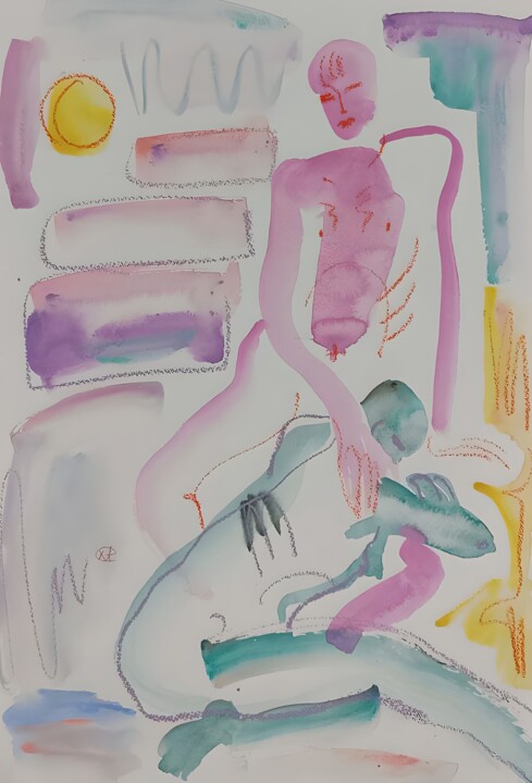 Love Affair (part 7) 图画, 16.5x11.8 in