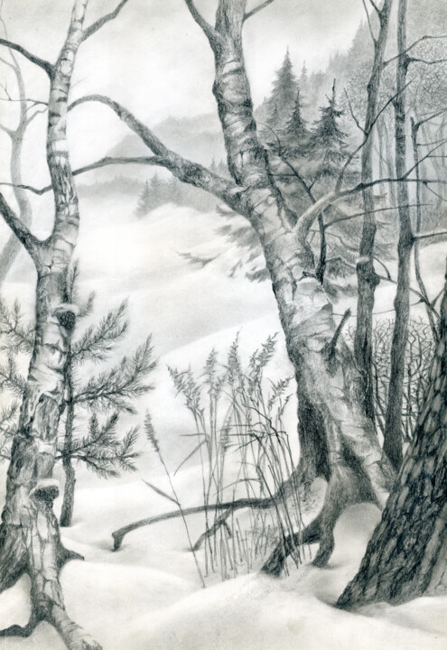 The promise of a joyous springs 图画, 16.5x11.7 in