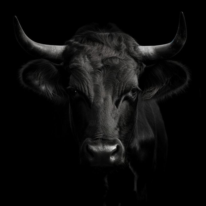 Black Cow 2 数字艺术
