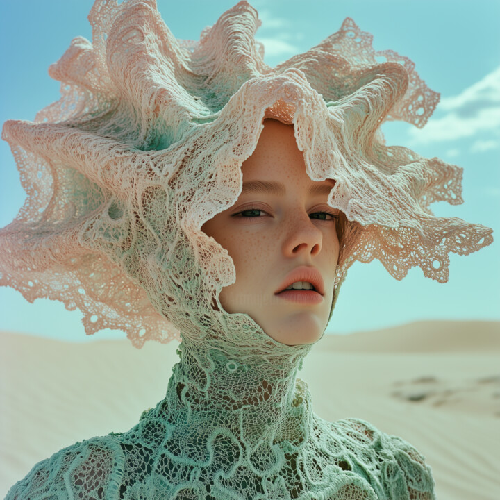 Dazed 11 数字艺术, 27.6x27.6 in