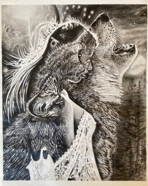 图画,  15.8x11.6 in 