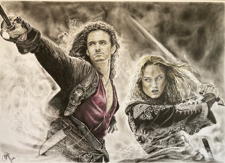 When they protect love 图画, 19.7x27.6 in