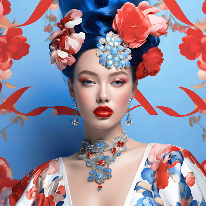 FASHION GIRL PORTRAIT SERIES N50 数字艺术