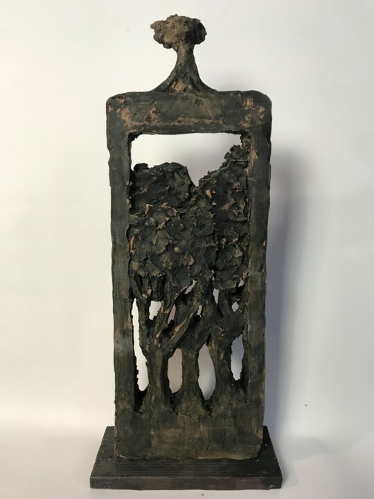 雕塑,  18.9x7.9 in 
