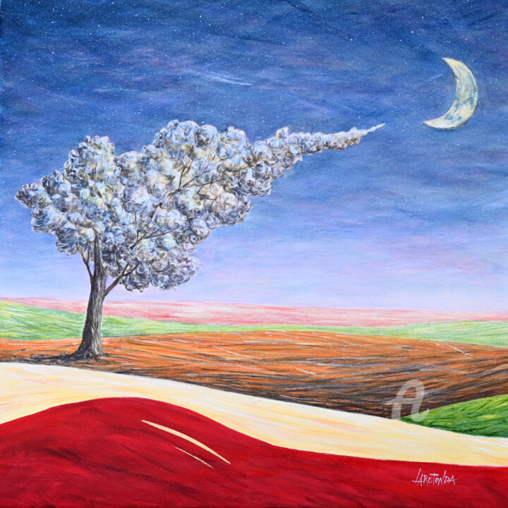 "Inno alla vita" Tablo, 13,8x13,8 in