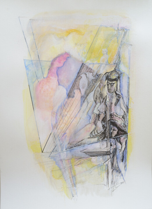 绘画,  16.5x11.7 in 