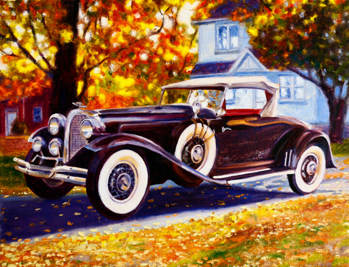 Automotive Series, Number 7 Tablo, 15,8x19,7 in