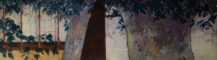 Pintura titulada "TREE STORIES" por Iñaki Martinez De Arbulo, Obra de arte original, Acrílico Montado en Panel de madera