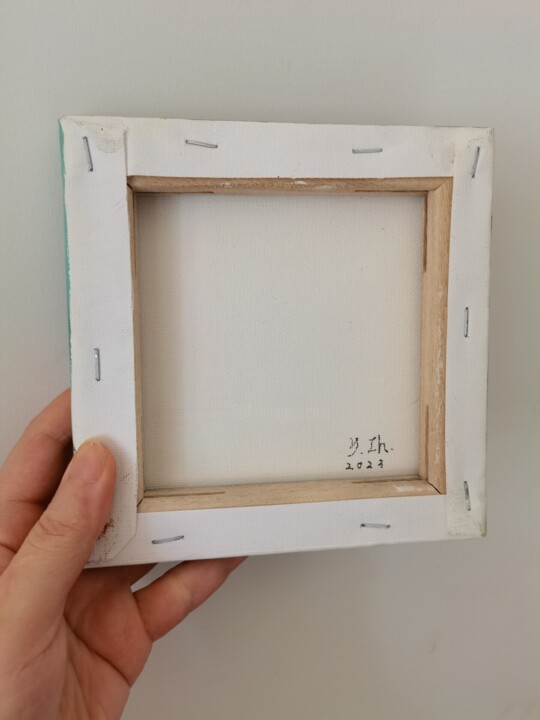 Arrière de l'œuvre