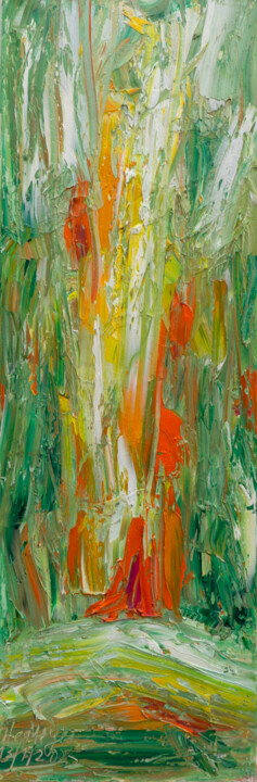 Zwischen den Bäumen 绘画, 47.2x15.8 in