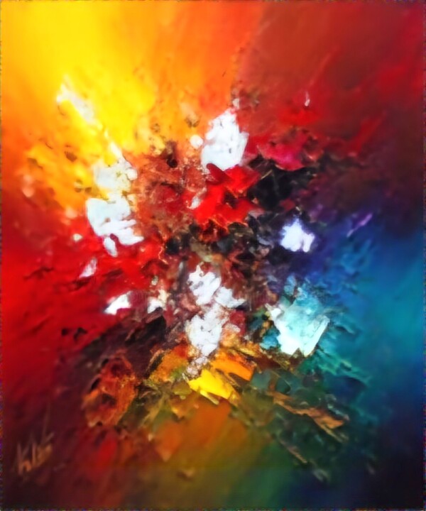 Prism of Emotions 绘画, 47.2x39.4 in