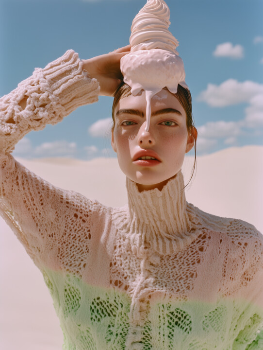 Dazed 54 数字艺术, 31.5x23.6 in