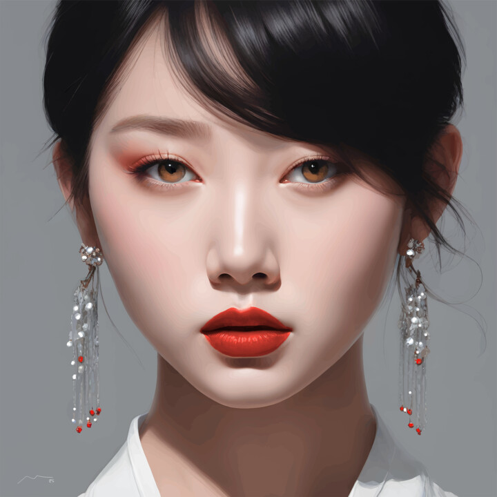 FASHION GIRL PORTRAIT SERIES N44 数字艺术